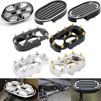 Motorcycle Foot Brake Pedal Pad Cover For Harley Sportster XL 883 1200 Dyna Wide Glide V-Rod Softail Night Street Rod 03-later