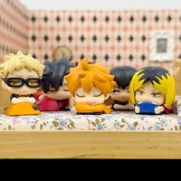 New In Stock Anime Figure Volleyball Youth Sleeping Style Blind Box Handmade Action Figure Desktop Ornament Fans Surprise Gifts