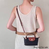 Shoulder Strap For Longchamp Mini Pouch Handbag Slung Bag Shoulder Strap Bag Belt Without Punching Modification Bag Accessories