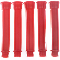 5/10pcs Caulking Nozzle Tips Plastic Caulking Extension Tubes Caulk Applicator Caulking Nozzle Replacement Windows Doors Home