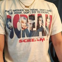 Scream Fashion Tees Answer the Phone Don't Open the Door Don't Try to Escape Women Tees Scream T-Shirt