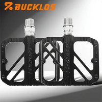AliExpress BUCKLOS Sealed Bearing Bicycle Pedal High Strength Road MTB Pedals 9/16 Widening Aluminum Alloy Mountain BIke Flat Pedal