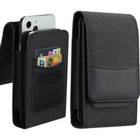 Cell Phone Pouch Nylon Holster Case with Belt Clip Cover Universal Belt Waist Bag for iPhone 15 14 13 Pro Max Samsung Galaxy S23