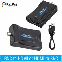 PzzPss BNC Zu HDMI-kompatibel und HDMI-kompatibel zu BNC Konverter Display HD 1080P/720P Video Adapter Überwachung Monitor