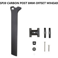 SP20 Carbon Fiber Seat Post For S5 Frames, 400mm 0° Offset Carbon Brazing Alloy 234g Compatible With S2 S3 S5 S-Series 52x10mm