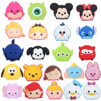 16-100pcs Tot Toys Cute Cartoon Shoe Charms For Sandals, Shoe Decoration Accessories Shoe Pins Great Gift For Men Women