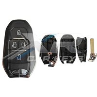 4button Remote Key Shell Case Fob Replacement Remote For Peugeot Traveller Expert for Citroen Jumpy Dispatch SpaceTourer MPV