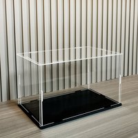 1pc Clear Acrylic Display Case Dustproof Toys Figures Car Trucks Vans Model Box Collection Storage Organizer Countertop Show Box
