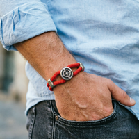 Noter New Compass Bracelet For Men Retro Viking Wrap Braslet Grade A 4mm Ethnic Cord Chain Braclet Boyfriend Gift Pulseria Homme
