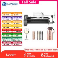 LANGERE upgradekits met roterende rol voor lasergraveerder 360 ° Rotatie, instelbare 6-300 mm diameter voor RAY5 5W 10W 20W Laser B1 Se