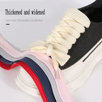 1 Pair Fat Shoe Laces for Sneakers Boots, 3/4" Wide Athletic Shoelaces, Shoe Strings