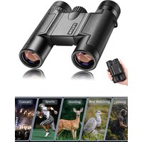 LUXUN 15x25 Compact Binoculars for Adults Kids High Powered Small Telescope for Bird Watching Cruise Ship Travel Hiking Camping