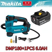 Original Makita18V battery Makita DMP180 18V Cordless Inflator 121 PSI Digital Pressure Gauge Auto-Off for Car Bike Sports Balls