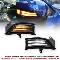 2PCS Sequential LED Side Mirror Turn Signal Lights For WRX STI Impreza Legacy Outback Forester Crosstrek XV 2012- 2021