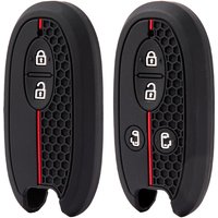 2 4 Buttons Car Key Case Cover Shell For Suzuki Wagon R Every Hustler Palette Solio Alto Lapin Spacia Key Fob Protector Case