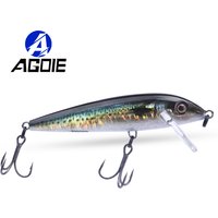 Agoie 95mm 13g Sinking Minnow Lure Hard Jerkbait Wobbler for Bass Trout Pike Zander Fishing Tackle Artificial Bait