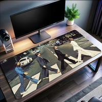 Mouse Pad Non-slip Lockedge Office Student Gaming Thickened Large Writing Band Rock The Cushion B-Beatles MousePad