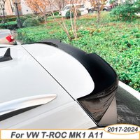 For Volkswagen T-ROC MK1 A11 TSI TDI R R-line 2017-2025 Car Rear Trunk Wings Rear Roof Spoiler Tuning Trim Tail Wing Gloss Black