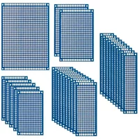 5/10PCS PCB Board Prototype Board Blue Double Side Circuit Boards 2x8cm 3x7cm 4x6cm 5x7cm 7x9cm DIY Electronic Kit Free Shipping