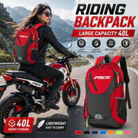 For Honda Grom125 MSX125 MSX125SF Grom 125 MSX 125 125SF 2013-2022 LargRacing travel Men waterproof Backpack Bag Motorcycle Gift