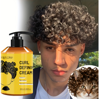 280ml Curly hair Styling cream, moisturizing and smoothing formula, enhances the elasticity and shine of curly hair, easy to set