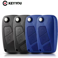 KEYYOU Flip Folding Remote Car Key Case Shell For FIAT Iveco Punto Ducato Stilo Panda Idea Doblo Bravo