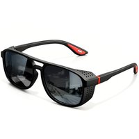AliExpress NONE New Punk Polarized Sports Sunglasses Windproof UV400 Lightweight for Cycling Running Driving Outdoor Activities