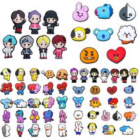 Hot Toys Cute Cartoon 7-240pcs Shoe Charms For Sandals, Shoe Decoration Accessories Shoe Pins Great Gift For Men Women
