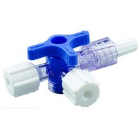 Plastic Three Way Stop Cock for Clinical Hospital Luer Lock Adapter 3 Way Stopcock Flexiable T-Connector Extension Tube