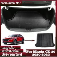 Car Rear Trunk Mat for Mazda CX 30 2022 Accessories CX-30 CX30 DM 2020~2023 Luggage Liner Tray Waterproof Floor Pad Auto Parts