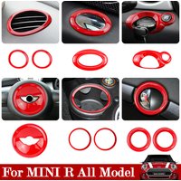 Car ABS Plastic Decorative Cover Interior Modification Sticker For BMW MINI ONE Cooper S R55 R56 R57 R58 R59 R60 R61 COUNTRYMAN