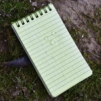 Travel Portable Notebook Outdoor Rain Waterproof Notebook Training Writing Paper Tactical Note Book Journal Planner Agenda 1pc
