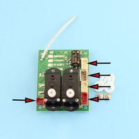 Receiver Module Board Remote Control Plane Parts RC Plane Circuit Board for Wltoys XK A280,A280.0021 Glider RC Plane DIY Accs
