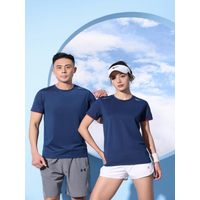 Sports Quick Dried T-shirt Customized Elastic Breathable Round Neck Short Sleeve Printed Logo Icon Summer Outdoor Men's and Wome