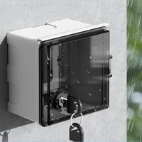 1Pcs 86 Type Lockable Socket Waterproof Dustproof Box Outdoor Splash-proof Switch Socket Anti-shock Protection Cover