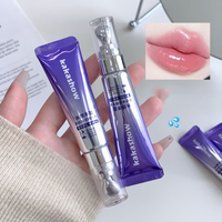 Kakashow Lip Plumper Serum Gloss, Hydrating Collagen Lip Gloss, Long-Lasting Moisturizing, Plump & Glossy Finish for Dry Lips