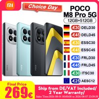 Global Version POCO M8 Pro 5G Massive 6500mAh (typ) Battery 6.83" CrystalRes 1.5K AMOLED Display Snapdragon® 7s Gen 4