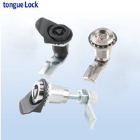 Telescopic tongue lock compression type turning lock train lock electrical cabinet door lock triangle lock MS816