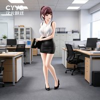 Served as a teacher's head teacher, hand-made cartoon beauty girl, anime desktop case, decoration, fashion, and scenery gift