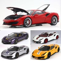 BBR 1:18 for 488 Pista Rosso corsa alloy fully open car model