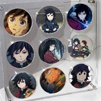 Cute G-Giyu Tomiokas Badges Tinplate Soft Button Pin Brooch Metal Badge Custom Jewelry Accessories Hat Bag Lapel