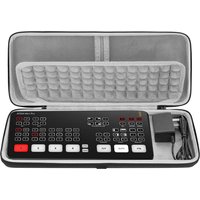 Geekria Hard Shell Travel Carrying Case, EVA Protective Bag Compatible with Blackmagic Design ATEM Mini Pro (Dark Gray)