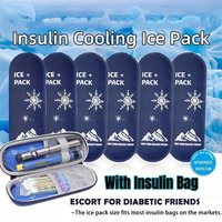 1/2pcs Reusable Diabetic Insulin Cooling Bag Cooler Insulation Multifunctional Cold Gel Lightweight Portable Cooling Ice Bags