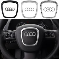 Car Steering Wheel Decoration Ring Trim Cover Stickers For Audi A3 A7 Q3 Q7 Q5 E-TRON A8 Q5L A4L A6L A5 A8L A7L SQ5 Accessories