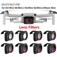 Sunnylife ND Lens Filter for DJI Mavic Mini 4K/2/SE Optical Glass Lenses Filter Set ND4 ND8 ND16 ND32 MCUV Gimbal Drone Parts