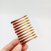 DUODUOYU 10PCS New Ajing Soft Fishing Lure 48mm0.5g Mini Plastic Bait Rockfishing Stream River Sea Artificial Baits Fishing Lure