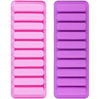 2Pieces Silicone Chocolate Stick Molds Finger Biscuit Baking Moulds Long Strips Cookie Mould Nonstick Ice Cube Tray