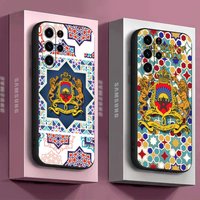 COOL Morocco logo Phone Case For Samsung Galaxy S25 S24 S23 S22 S21 S20 Plus Ultra Note20 Soft Black
