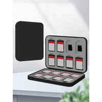 Suitable for Switch game card magnetic absorption cartridge 16 in 1 black