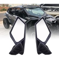 Maverick X3 Side Mirror Rear View Racing Style Compatible with Can Am Maverick X3 XRS XDS MAX Off-road 2017 2018 -2023